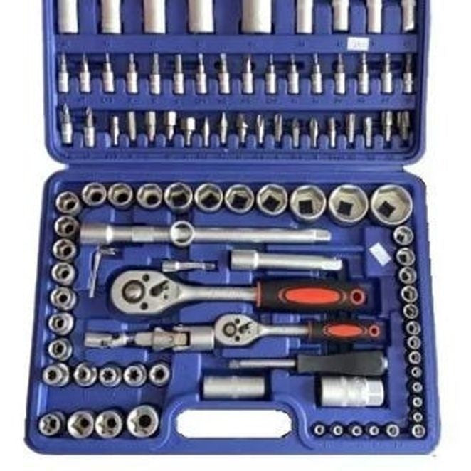 Kit Ferramentas Chave Soquetes Sextavados 108pcs Alta Durabilidade - ofertasbacanassss